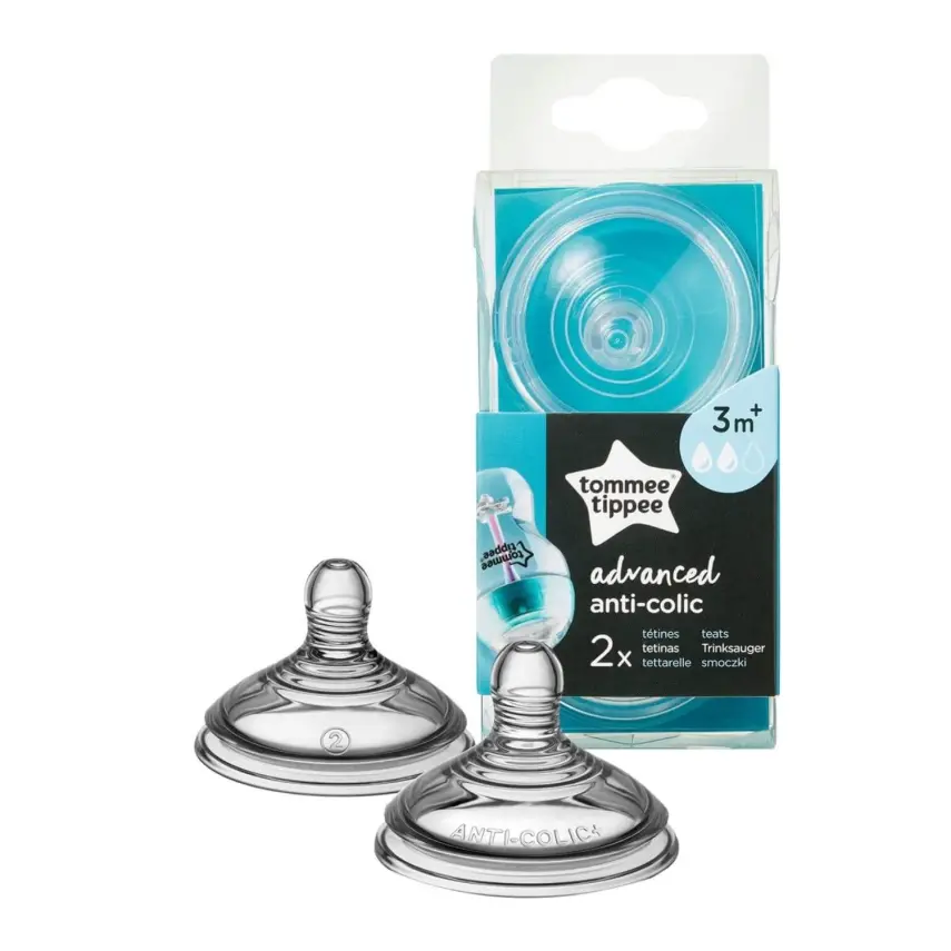 Tommee Tippee Gelişmiş Antikolik Biberon Emziği 2li Orta Akış - 3
