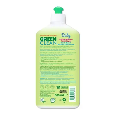 U Green Clean Baby Emzik, Biberon ve Oyuncak Temizleyici 500 ml - 15