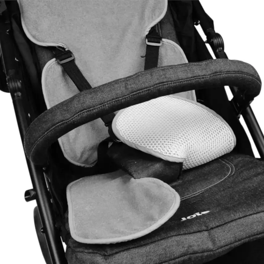 Ubeybi 3D Bebek Seyehat Destek Pedi Gri - 1