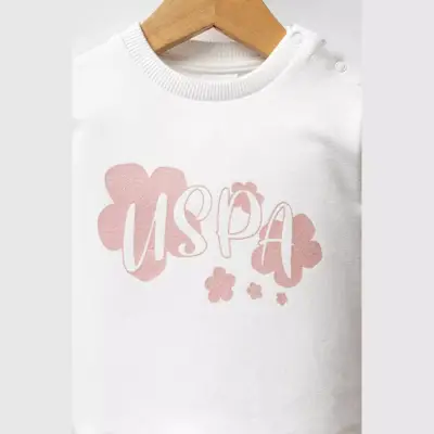 U.S. Polo 2li Takım Beyaz - Pudra (1)