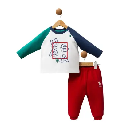 U.S. Polo 2li Takım Beyaz Yeşil - 5