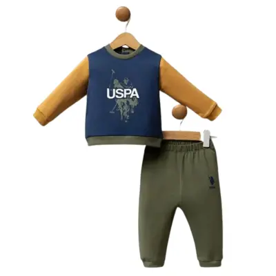 U.S. Polo 2li Takım Koyu İndigo Hardal 