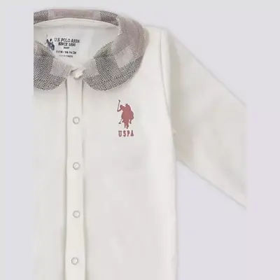 U.S. Polo 2li Takım Şapkalı Krem - 3