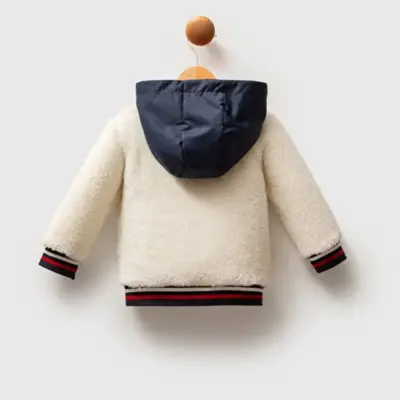 U.S. Polo Erkek Bebek Mont Beyaz - 7