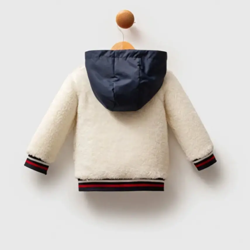 U.S. Polo Erkek Bebek Mont Beyaz - 7