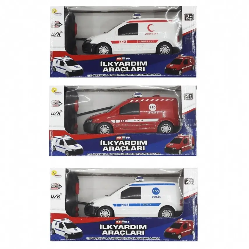 Uzaktan Kumandalı Ambulans 1/24 - 1