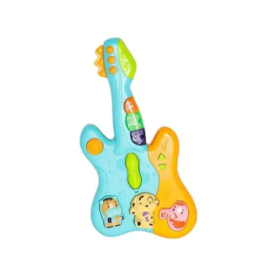 Vardem Işıklı ve Müzikli Bebek Oyuncak Gitar 