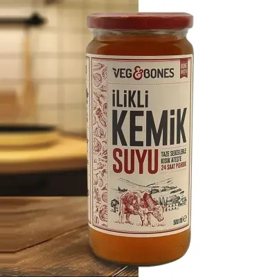 Veg&Bones İlikli Kemik Suyu 480 ml