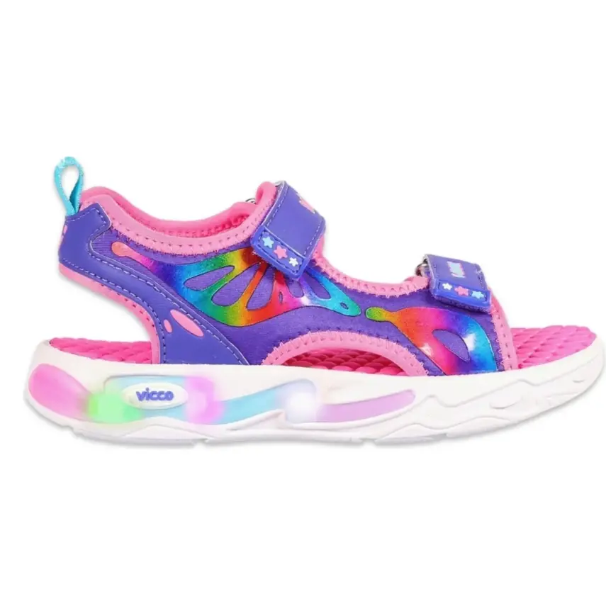 Vicco But Sandalet Patik Işıklı Phylon Mor - 1