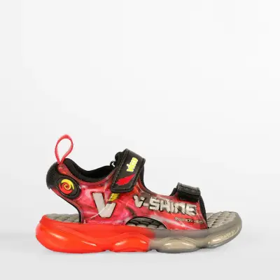 Vicco Felipe Erkek Bebek Sandalet Işıklı Phylon Siyah