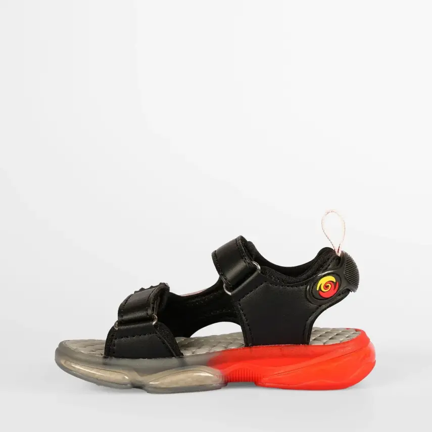 Vicco Felipe Erkek Bebek Sandalet Işıklı Phylon Siyah - 2