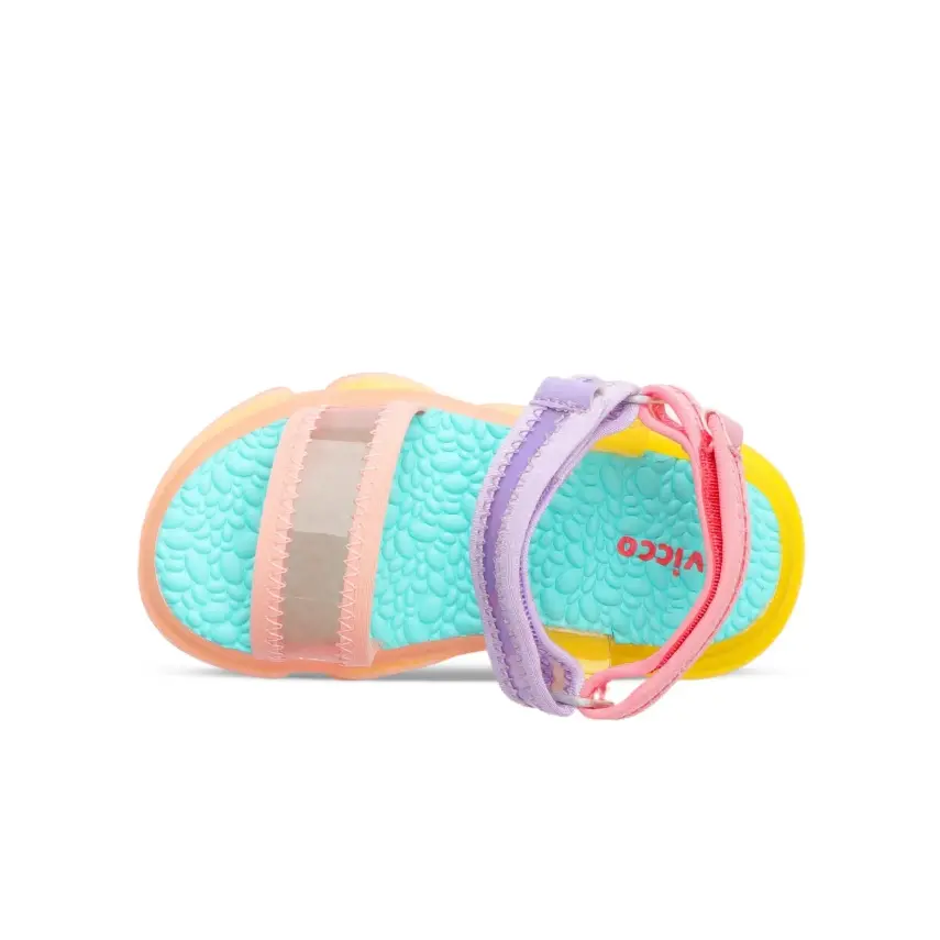 Vicco Flora Kız Çocuk Sandaleti Phylon Pudra - 5