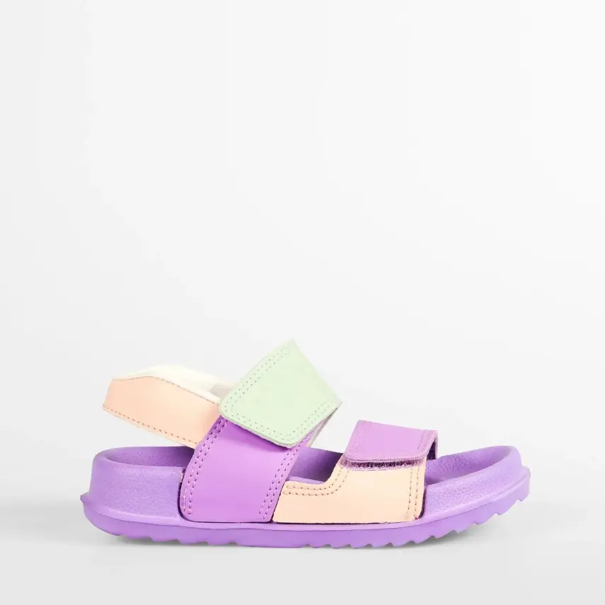 Vicco Krixi Kız Çocuk Sandalet Patik Phylon Lila - 11