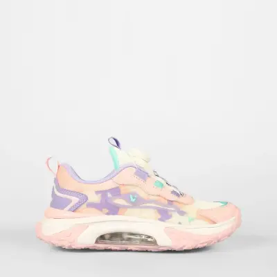 Vicco Odette Kız Çocuk Spor Ayakkabı Filet Phylon Pudra