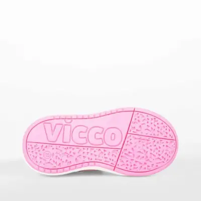 Vicco Pretty Kız Çocuk Işıklı Spor Ayakkabı Patik Phylon Pudra - 6