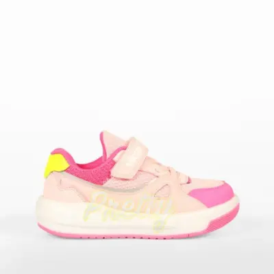 Vicco Pretty Kız Çocuk Işıklı Spor Ayakkabı Patik Phylon Pudra