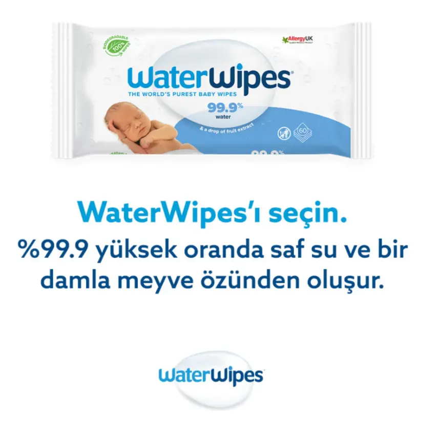 WaterWipes Bio Islak Mendil 4x60lı - 26