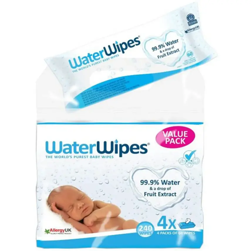 WaterWipes Bio Islak Mendil 4x60lı - 10