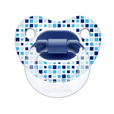 Wee Baby Şeffaf Desenli Damaklı Silikon Emzik 0+ Ay - 8