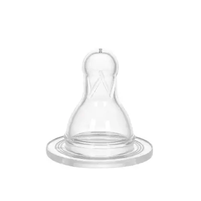 Wee Baby Yuvarlak Uçlu Silikon Biberon Emziği 0+ Ay 