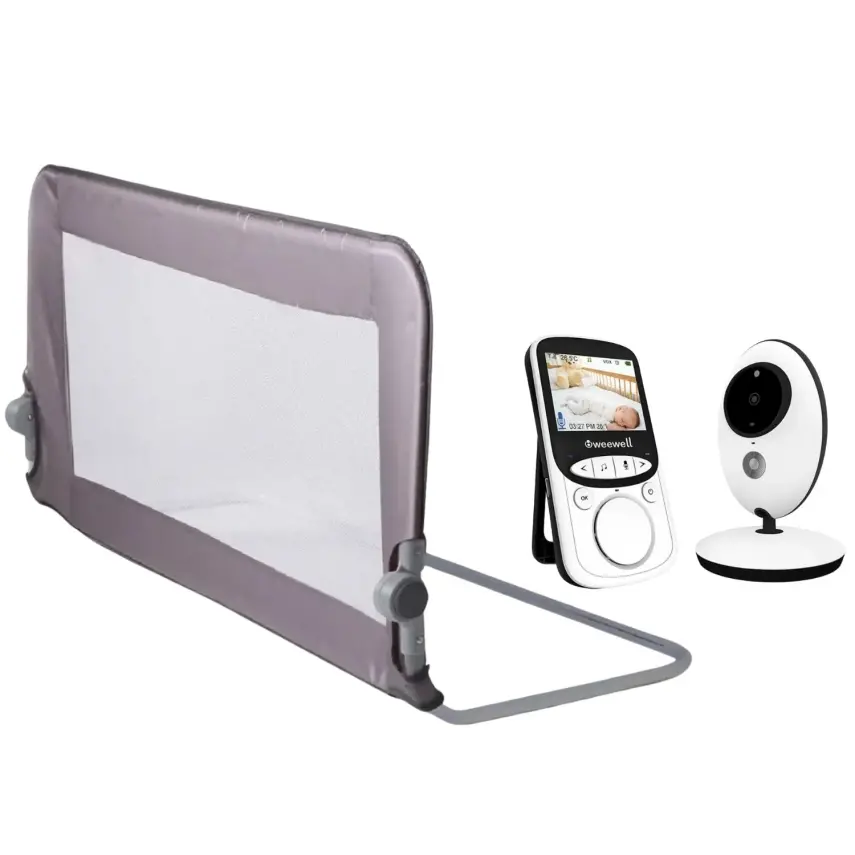 Weewell WMV815 Dijital Bebek Kamerası + Furkan Yatak Bariyeri 122*52 cm - 1