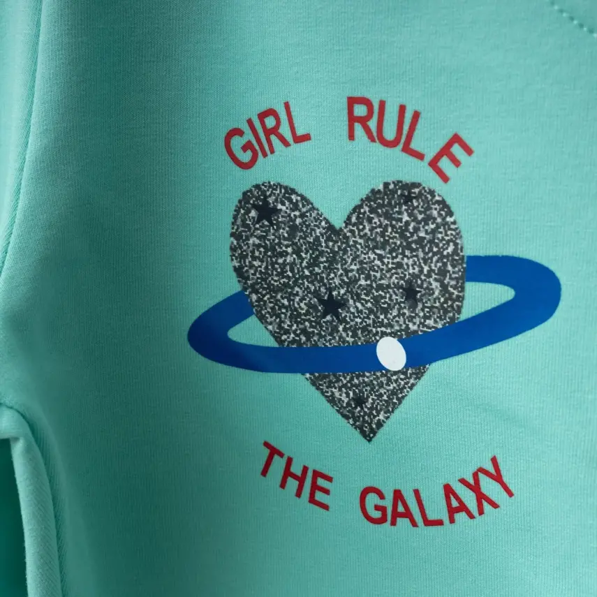 Winimo Kız Çocuk Eşofman Altı Girl Rule Baskılı Açık Yeşil - 5