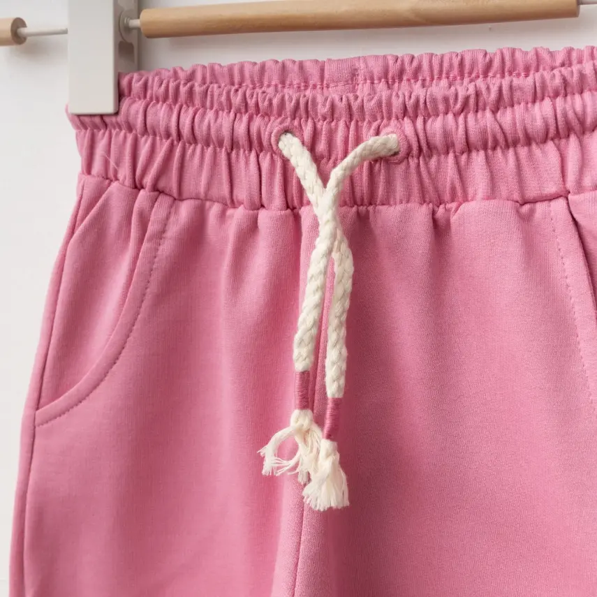 Winimo Kız Çocuk Eşofman Altı Kalpli Kedi Baskılı Pembe - 4