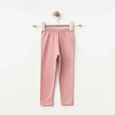 Winimo Kız Çocuk Tayt Basic Koyu Pudra 