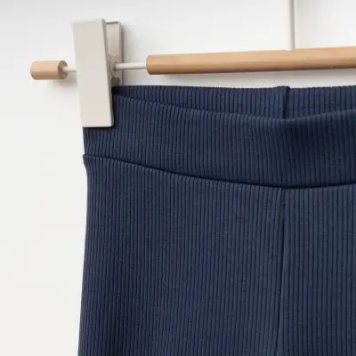 Winimo Tavşan Nakışlı Fitilli Kız Çocuk Tayt Lacivert - 3