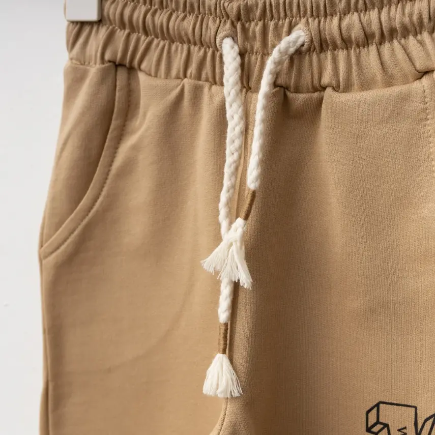 Winimo Unisex Çocuk Eşofman Altı W Baskılı Sütlü Kahve - 2