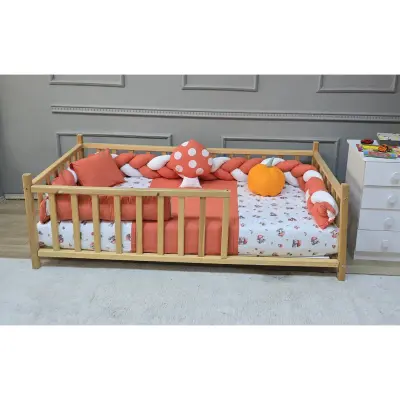 Yuar Baby Motessori Örgü Uyku Seti Turuncu Mantar - 6