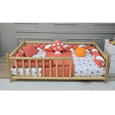 Yuar Baby Motessori Örgü Uyku Seti Turuncu Mantar - 2