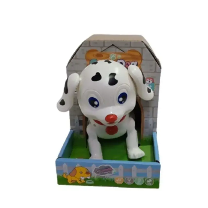 Yürüyen Damaçyalı Köpek Işıklı Sesli ve Pilli  - 1