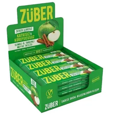 Züber Elmalı Ve Tarçınlı Meyve Bar 40gr (1)