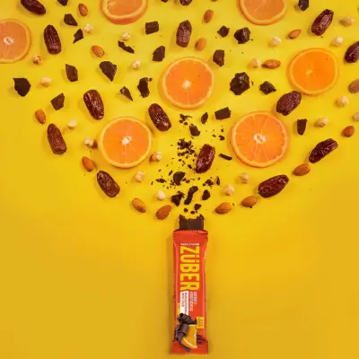 Züber Kakaolu Ve Portakallı Meyve Bar 40gr (1)